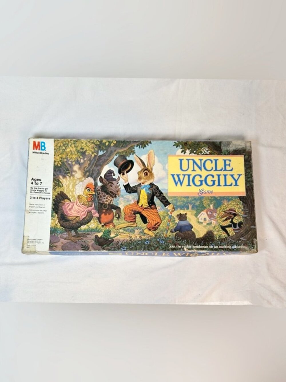 Vintage 1988 Milton Bradley Uncle Wiggily Board Game~USA